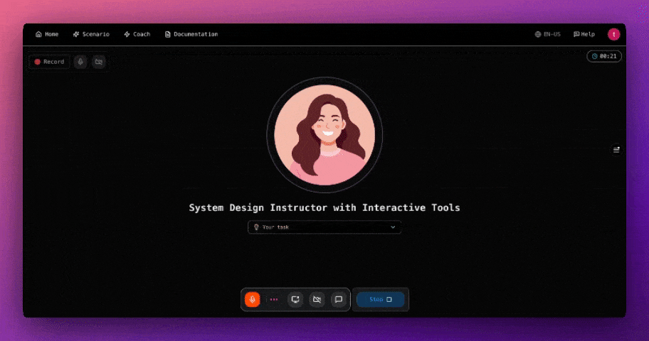 Coaching tools demonstration